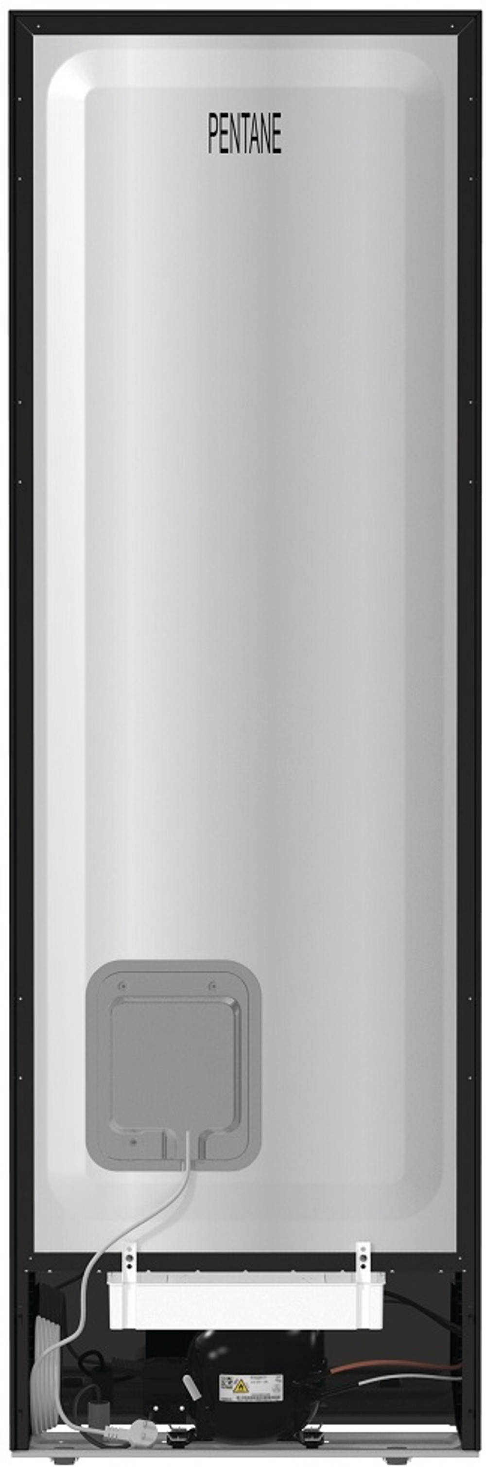 Отдельностоящий двухкамерный холодильник Gorenje RK6191SYBK