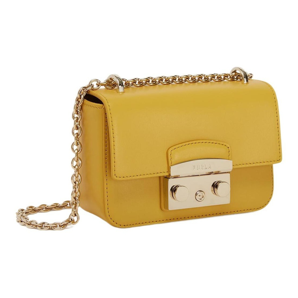 Сумка Furla Metropolis Mini Crossbody Bag Yellow Leather, WB00828-AX0733-HY000