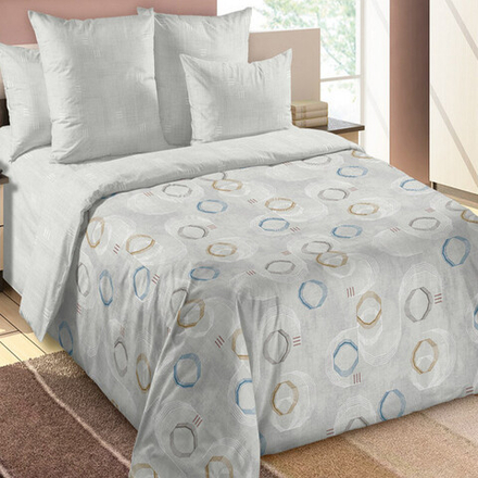 Комплект постельного белья "ВЛ. ЖЕРОМ", перкаль, 100% хлопок.