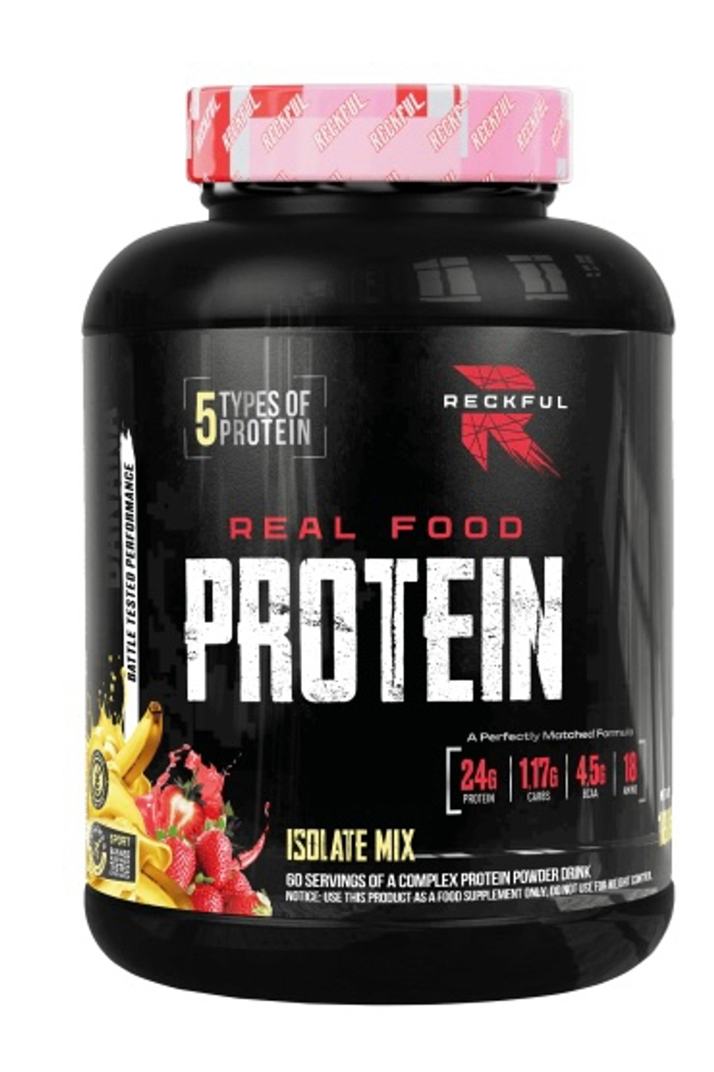 Reckful Real Food Protein Isolate-mix NO lactose (1800 гр.)