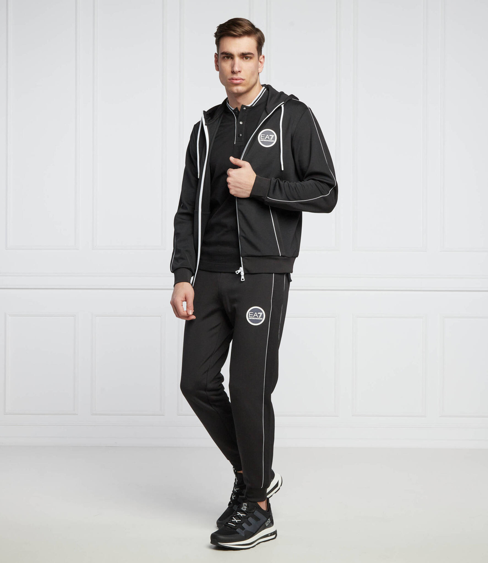 Худи EA7 - черный(3LPM36 PJEJZ)