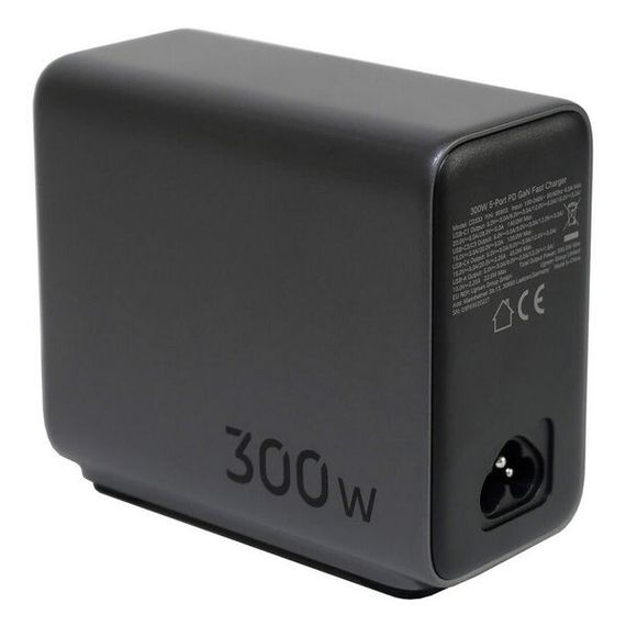 Сетевое зарядное устройство Ugreen CD333 Nexode 300W 5-Port PD GaN (90903B) серый