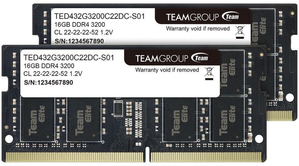 Оперативная память Team Group TED432G3200C22DC-S01 32 Гб