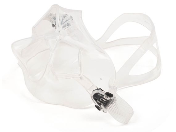 Маска Salvimar Incredibile прозрачный силикон/прозрачные линзы