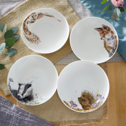 Royal Worcester Тарелка Wrendale Designs 22,3см Сова глубокая WNB4341-XB-D