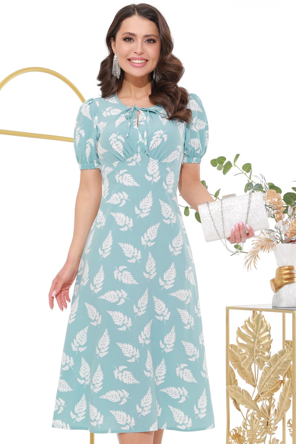 Платье Триумф лета, скай DStrend (Акция)