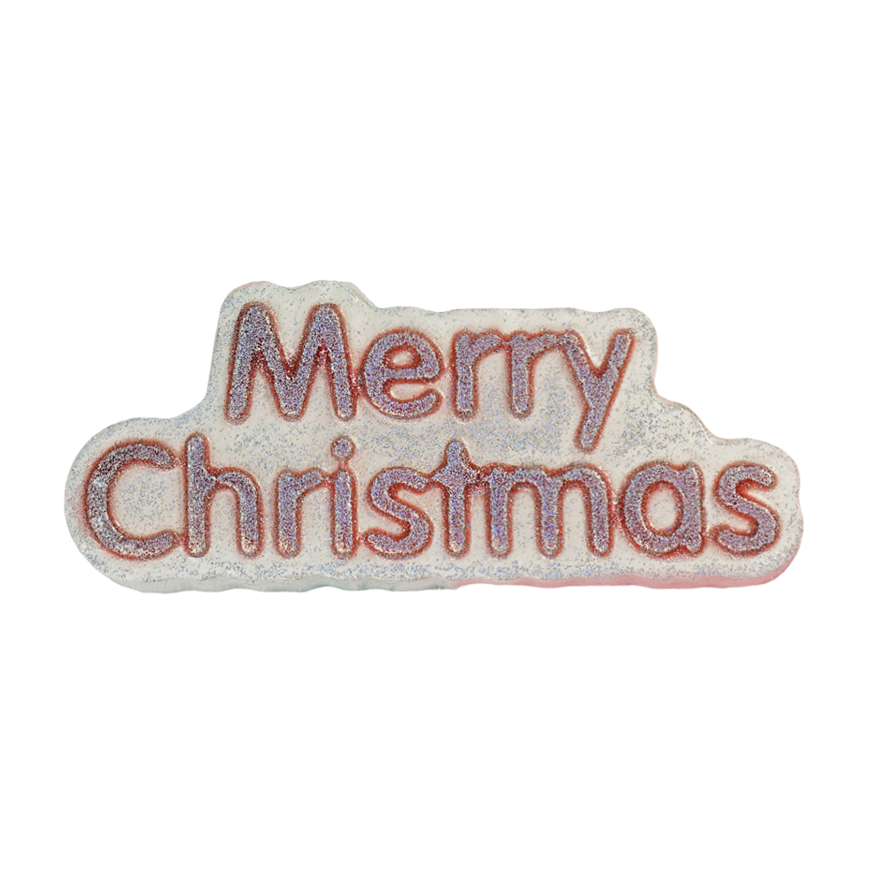 Форма пластиковая &quot;Надпись&quot; Merry Christmas 109х45х25 мм