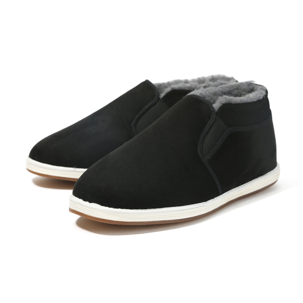 LAOMEIHUA Fabric Casual Shoes Men"s Black