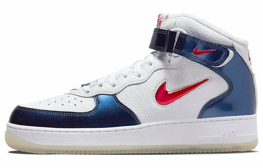 Кроссовки Nike Air Force 1 Qs "Iuniversity Red And Midnight Navy"