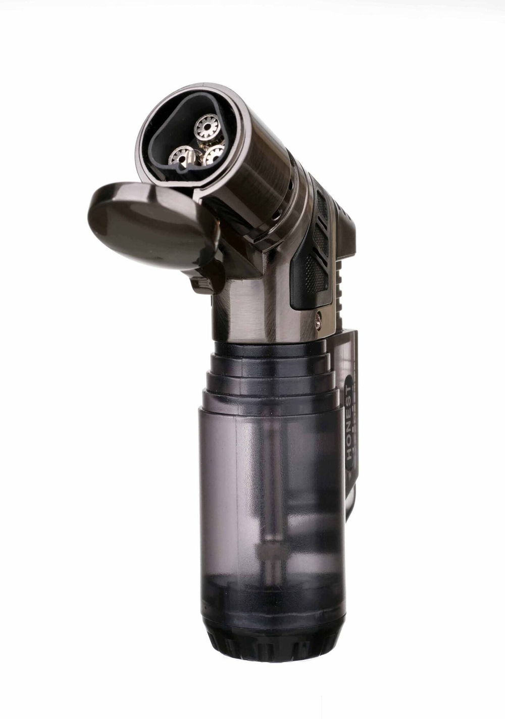 Зажигалка сигарная Honest, тройное пламя, черная 779-Black