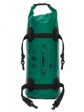 Гермо-Мешок-Рюкзак Sargan Саппер-25 2 лямки, крепления к сапборду 25 л зеленый изумруд