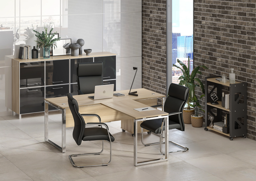 Стол для руководителя на О-образном профиле Metal System Direct (Металл Систем Директ) 720