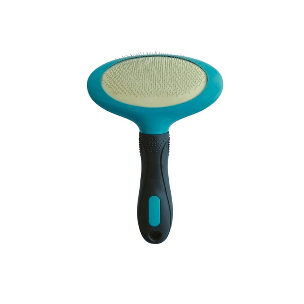 Щетка-сликер (пуходерка)M-PETS Slicker Brush OVAL, овальная, размер L, 12,5х19,5 см
