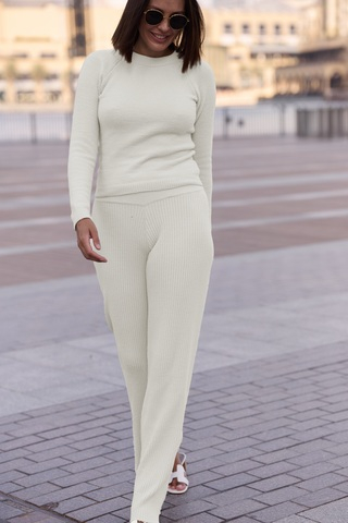 брюки  в цвете молоко