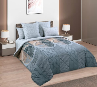 Постельное белье поплин Евроразмер Дракон 1