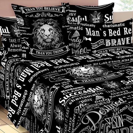 Евро комплект постельного белья Джек (Королева) перкаль