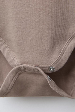 ZARA НАБОР ИЗ ПЯТИ БОДИ С ПРИНТОМ СОБАЧЕК, РЫЖЕВАТО-КОРИЧНЕВЫЙ