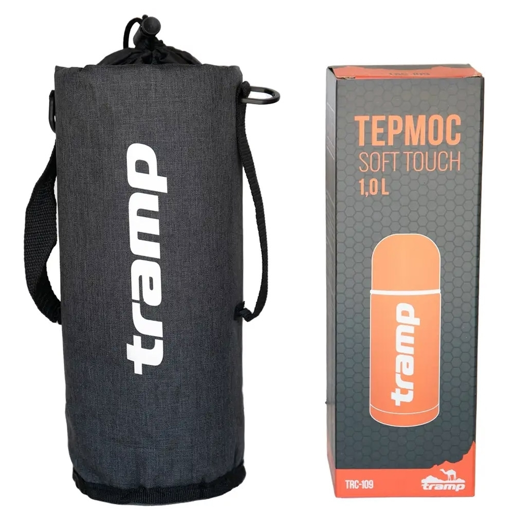 Tramp термочехол для термоса Soft Touch 1.2 л, серый