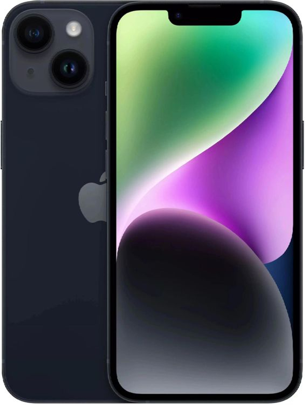 6.1" Смартфон Apple iPhone 14 256Gb,  A2882,  NFC,  OLED,  темная ночь