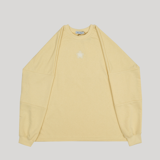 Raglan Sweatshirt LOGO Alabaster Gleam