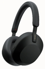Беспроводные наушники Sony WH-1000XM5/B с шумоподавлением, Чёрные