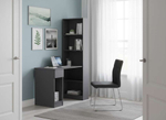 Письменный стол со шкафом Лайт 10.01 темно-серый