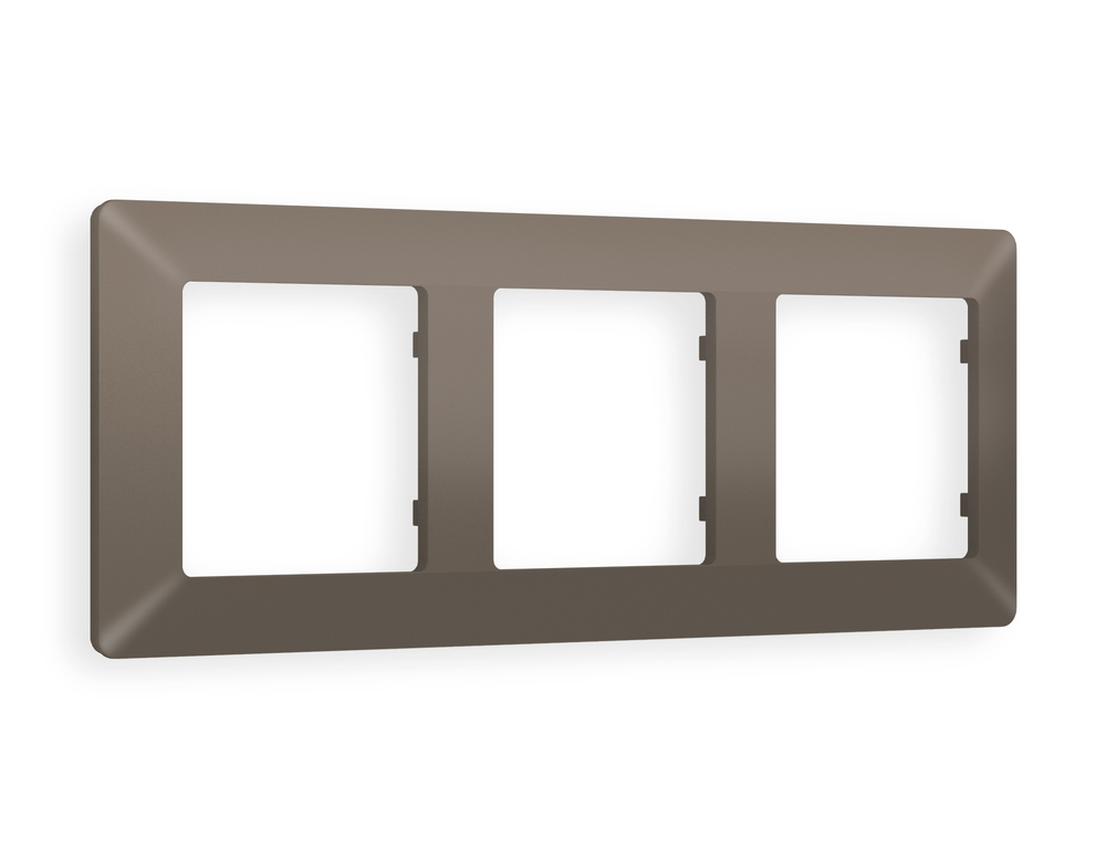 AF110633 Рамка ALFA Line (Темная бронза матовый) 3-ая