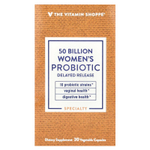 The Vitamin Shoppe, Пробиотик для женщин, 50 млрд, 30 растительных капсул
