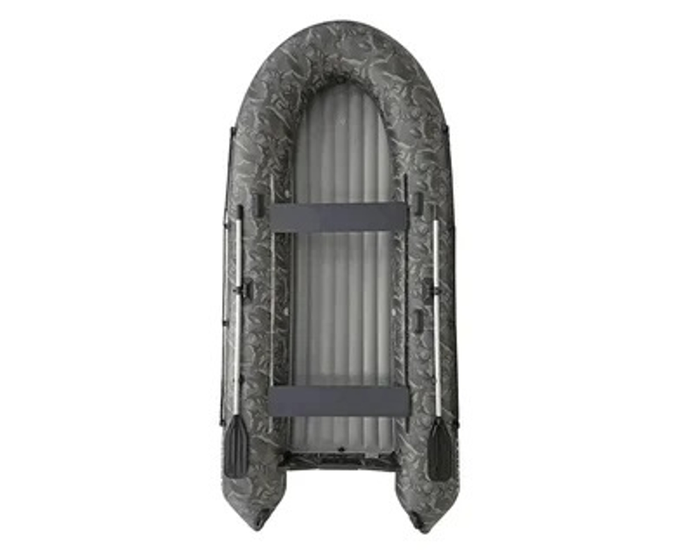 Лодка ПВХ HYDRA NOVA 400 ЛЮКС камуфляж + 4х-тактный лодочный мотор NISSAN MARINE NMF 40 A ETS