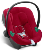 Коляска Cybex Coya Matt Black Frame Aton B2 i-Size Dynamic Red Leaf Green с дождевиком