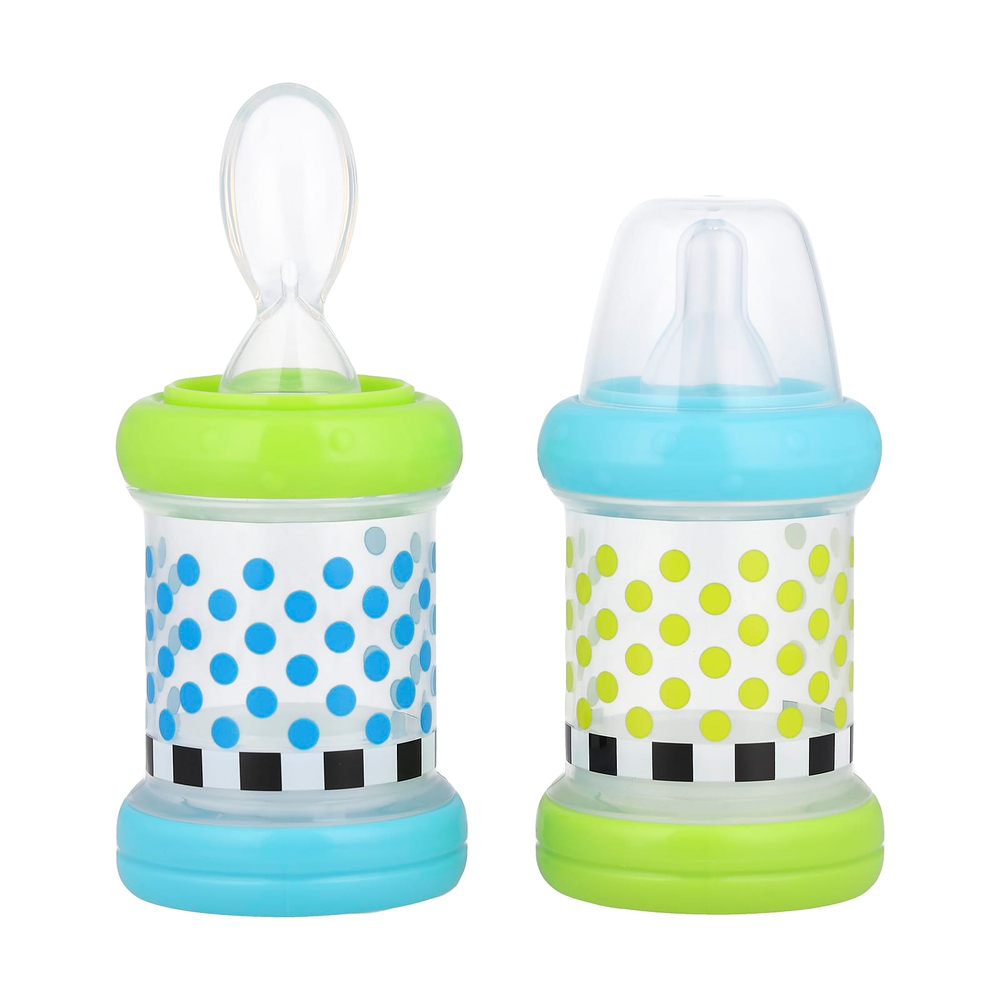 Sassy, Кормушка для детского питания, для детей от 4 месяцев, 2 упаковки по 118 мл (4 унции)