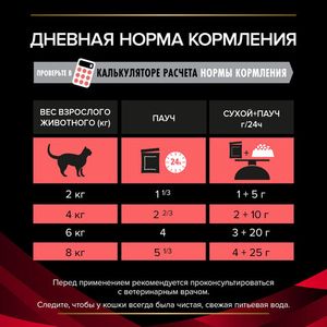 Влажный корм для кошек Pro Plan Veterinary Diets DM при диабете с курицей, 85гр