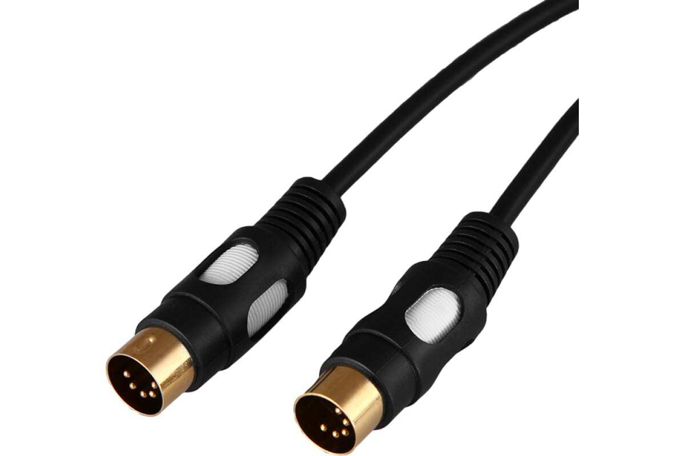 Кабель REXANT DIN 5 Pin - DIN 5 Pin 1,5 м Gold 17-2522