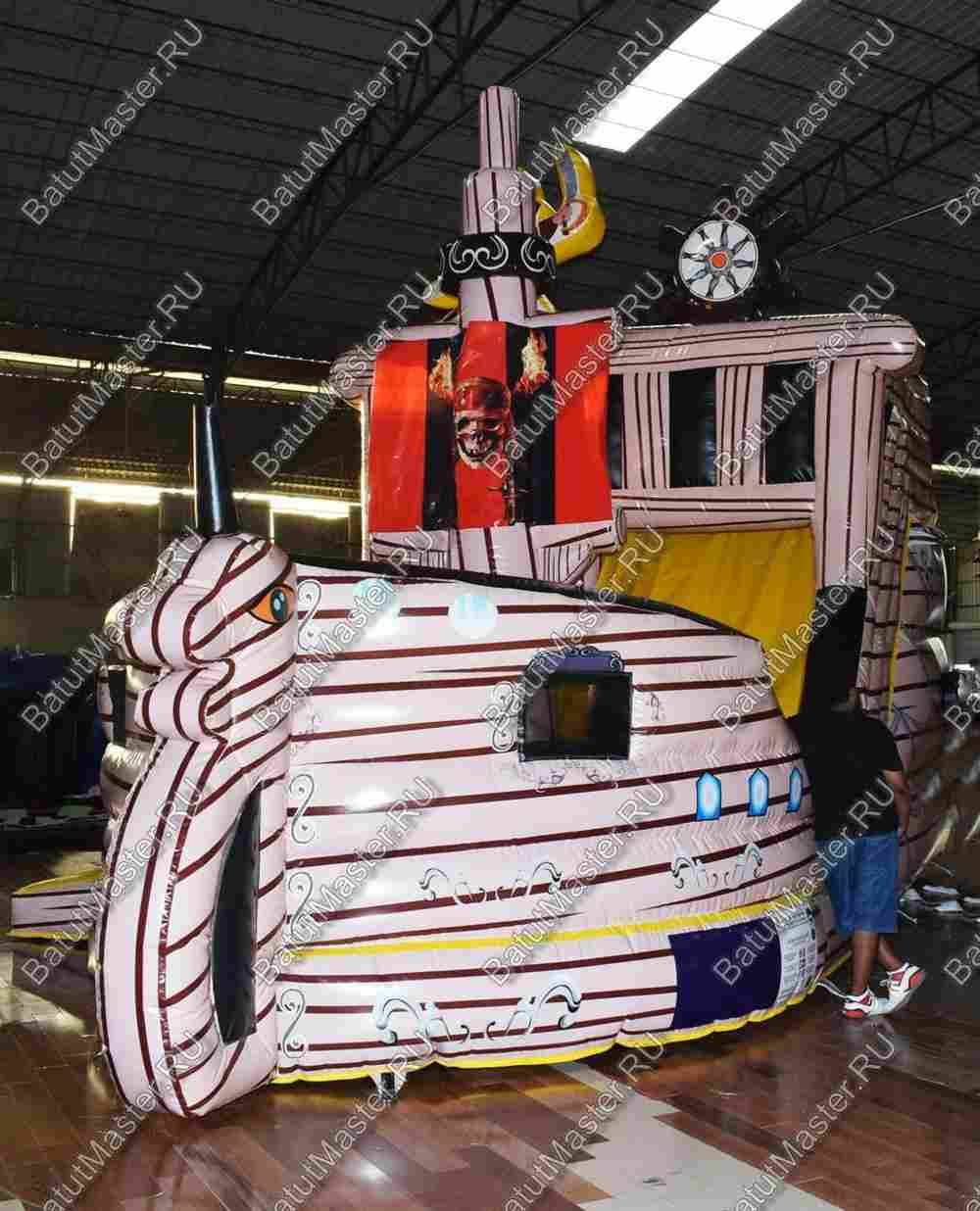 Коммерческий надувной батут-корабль "Атлантис - 2", 10*5*5 м