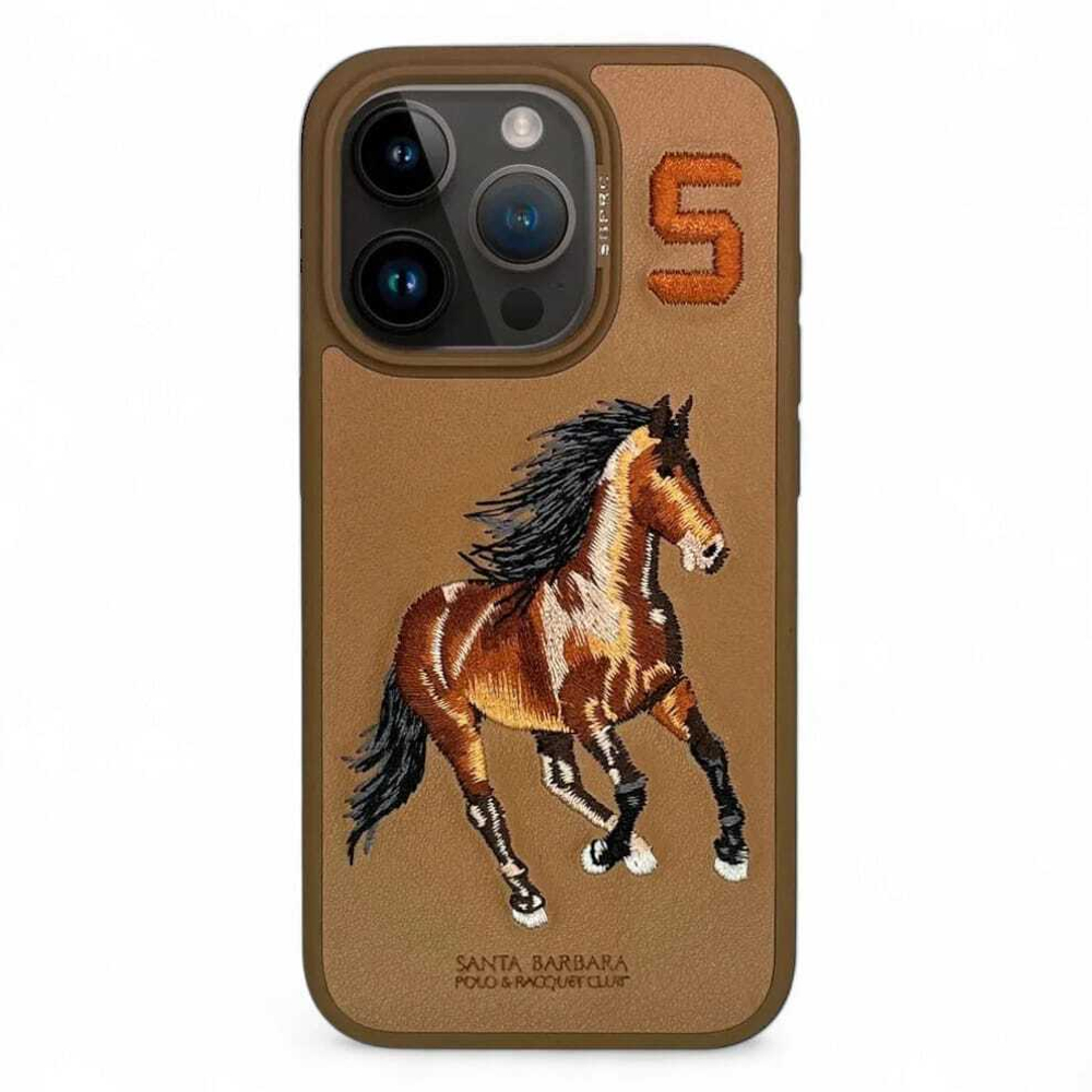 Чехол Santa Barbara Polo Leather Case для iPhone 16 Pro