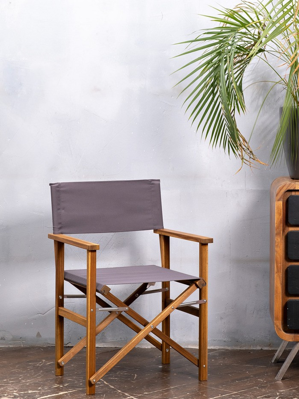 Кофейный комплект из акации Joygarden ДИРЕКТОР, Natural Teak, серый