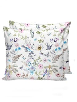 Постельное белье перкаль Сказка "Каролина" 2-спальное Наволочка 70х70 см 2 шт Простынь на резинке 160x200 см Пододеяльник 175x215 см