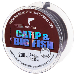 Леска монофильная Salmo Diamond CARP & BIG FISH FLUORO COATED Dark Brown 200/040