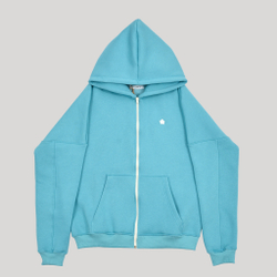 Zip-Up Hoodie Delphinium