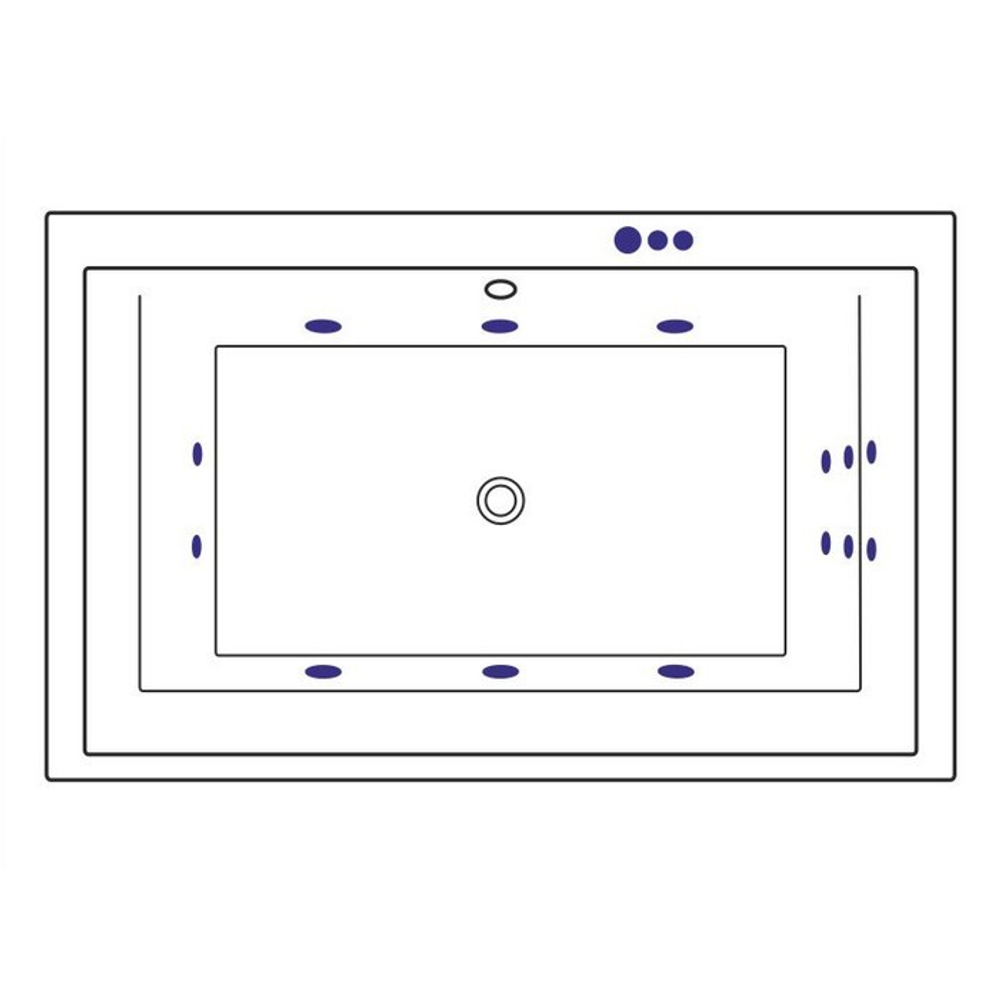 Акриловая ванна Excellent Crown Lux Smart 190x120 WAEX.CRO19.SMART