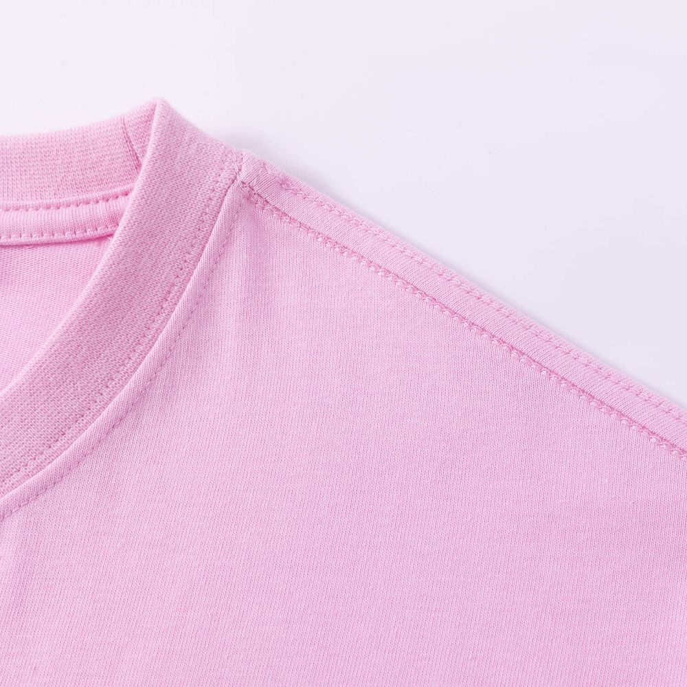 Футболка Ymkashix Logo Face розовая