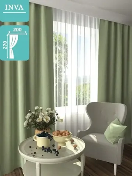 Шторы канвас в гостиную спальню детскую