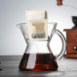 Декантер кемекс для заваривания фильтр-кофе 350 мл 8,4*9,2 см h 11 см темное стекло P.L.- Barbossa
