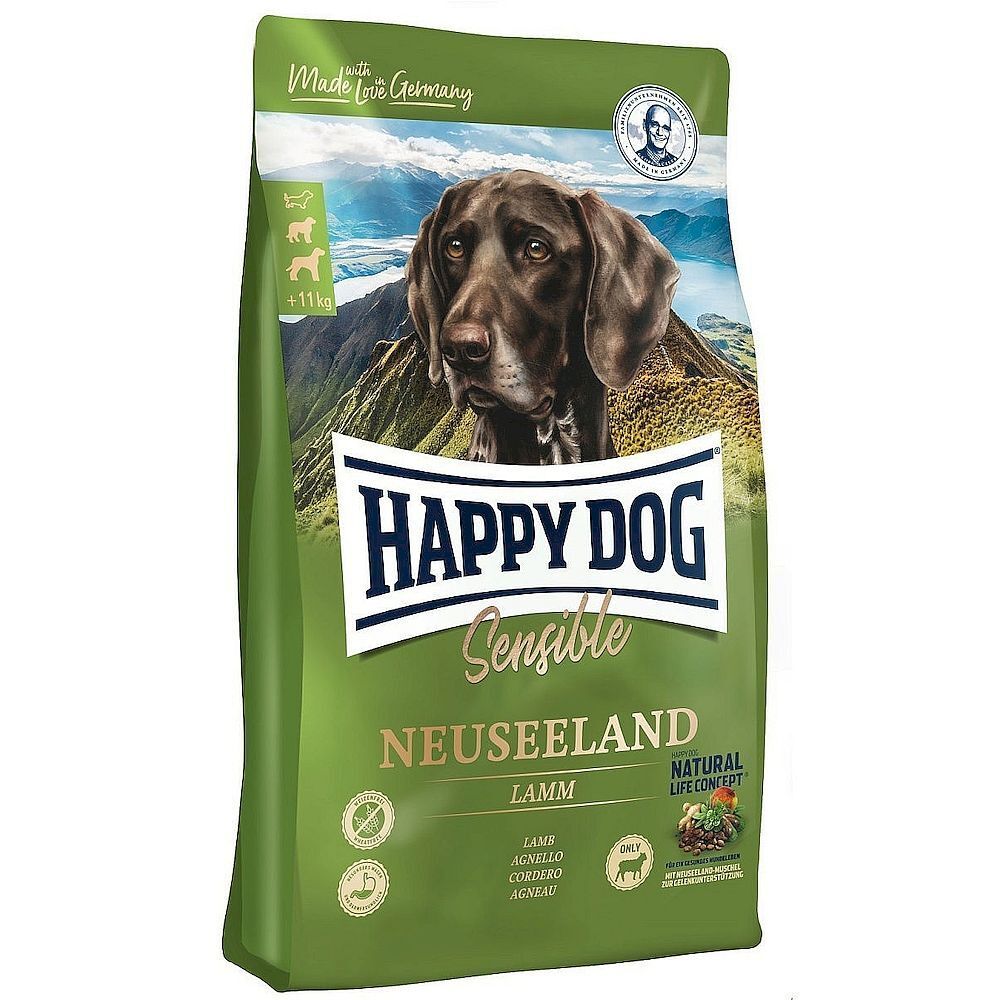 Happy Dog Supreme - Sensible Neuseeland корм для собак средних и крупных пород с ягненком 2,8 кг