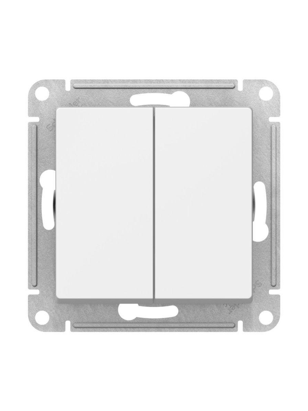 Переключатель 2-кл. AtlasDesign (сх. 6/2) 10AX механизм лотос SE ATN001365