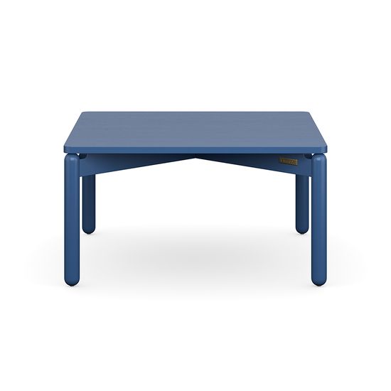 Столик кофейный saga, 75х75 см, синий