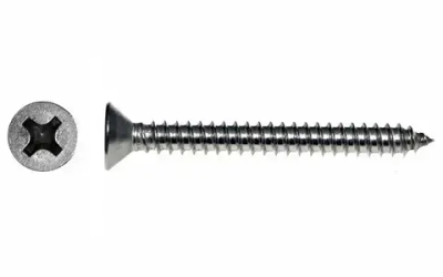 Саморез нержавеющий по дереву, по металлу 3.9 мм х 45 мм 50 шт