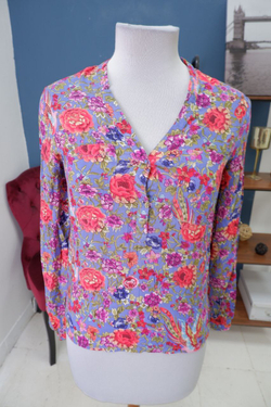 Блузка Oodji цветочная 40 размер