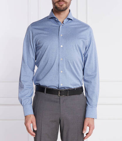 Рубашка Emanuel Berg - голубой(ML-Marseille MFJ4)