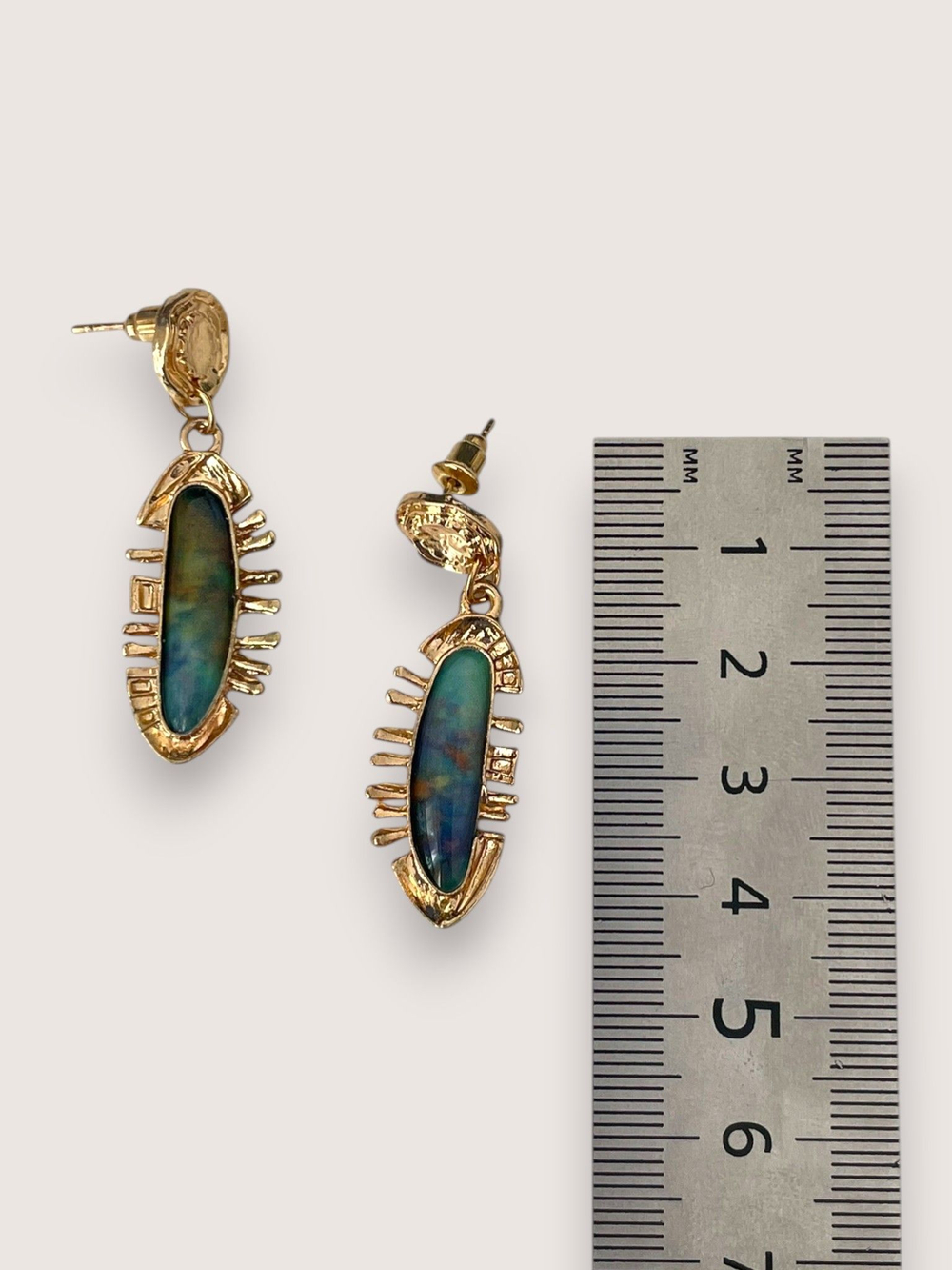 Серьги Древний Египет сколопендра